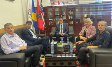 Rector Bunjaku had a meeting with the Management of the Faculty of Education from the University of Prishtina “Hasan Prishtina”
